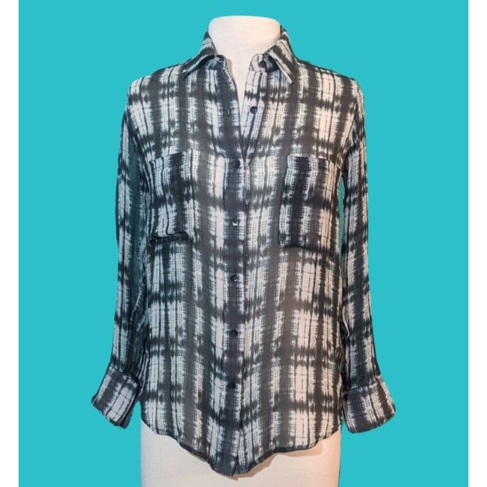 Dakota Collective Sheer Chiffon Blouse Size XS Preowned